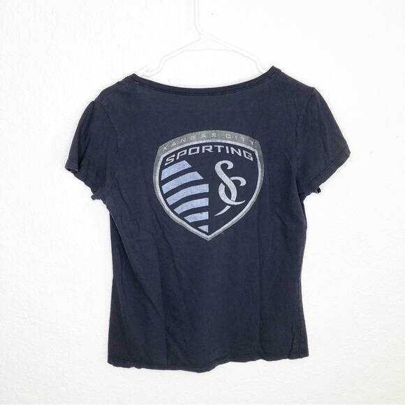 Sporting Kansas City navy blue tee shirt size Large - Picture 2 of 11
